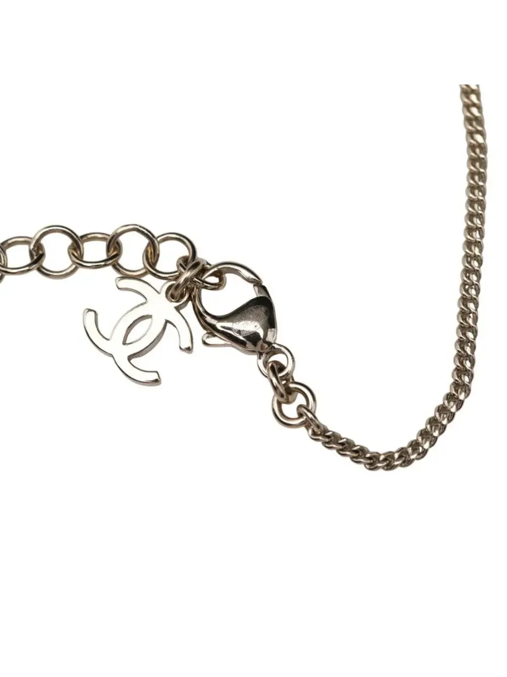 Chanel Cc Logo Heart Pendant Necklace #327493C11B